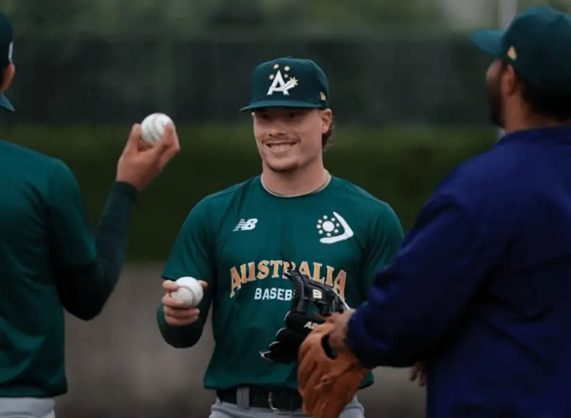 澳洲隊內野手 2026 WBC 澳洲棒球代表隊球星 Travis Bazzana