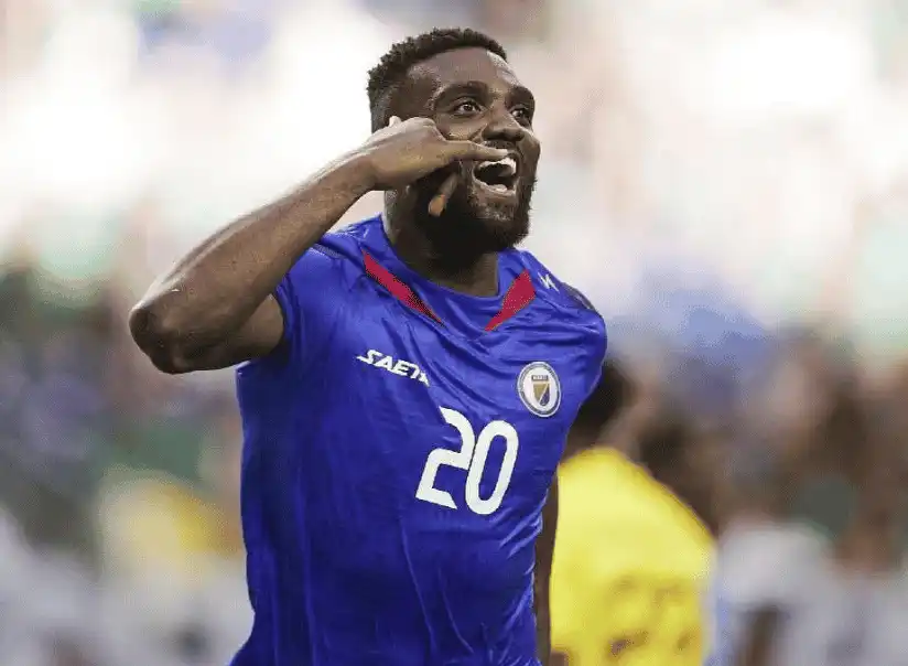 海地前鋒法蘭特茲迪·皮耶羅(Frantzdy Pierrot)球員照片