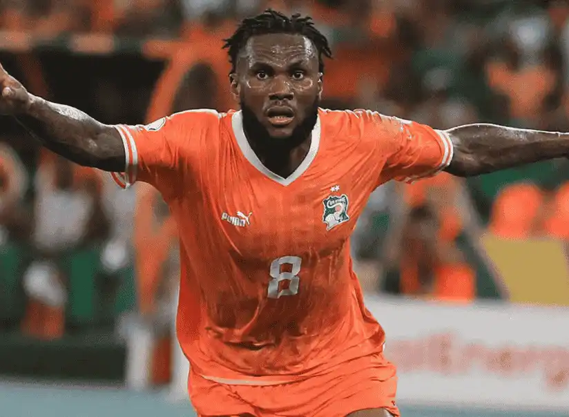象牙海岸中場弗蘭克·凱西（Franck Yannick Kessié）球員照片